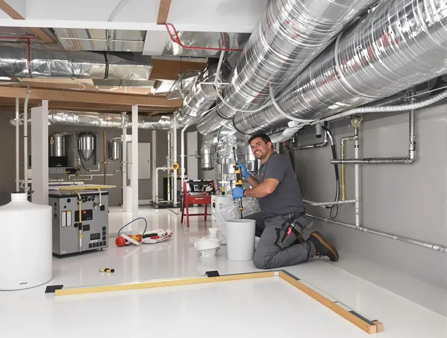 Professional duct sealing service by Tiverton Air Duct Cleaning in Tiverton