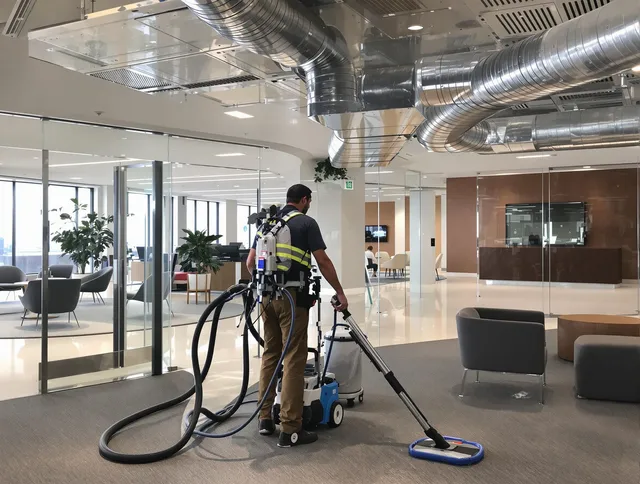 Commercial duct cleaning service by Tiverton Air Duct Cleaning in Tiverton