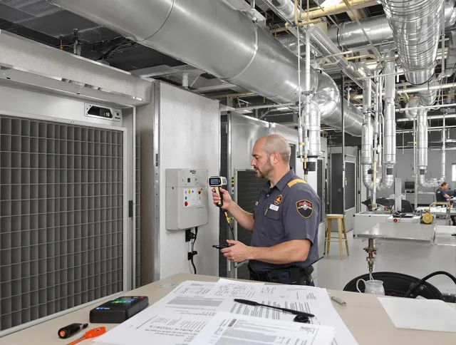 Professional filter system inspection by Tiverton Air Duct Cleaning in Tiverton